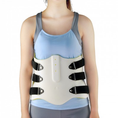 Light weight adjustable Thoracic back Lumbar spine  support orthosis