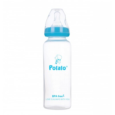 New born baby feeding milk PP plastic 9oz baby bilk bottle