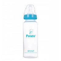 New born baby feeding milk PP plastic 9oz baby bilk bottle