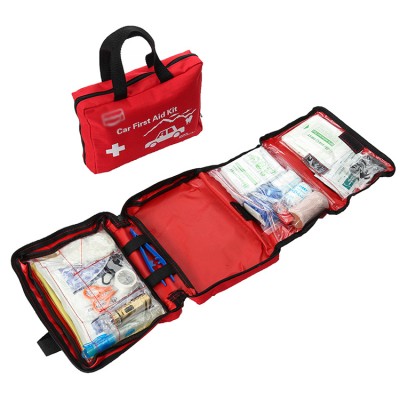 RED bag Fashionable Medical First Aid Kit